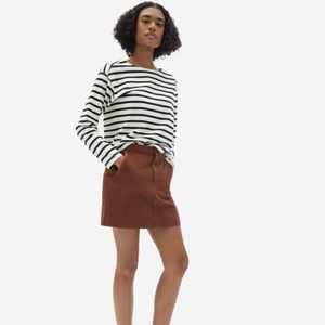 Everlane “The Canvas Stamp Skirt” in Rosewood